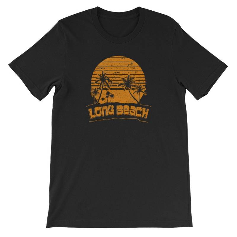 Langen Strand Ca Sonnenuntergang Urlaub Paradies Insel Retro Orange Langen Strand Ca Sonnenuntergang Urlaub Paradies Insel Retro Orange von KNUXXShop