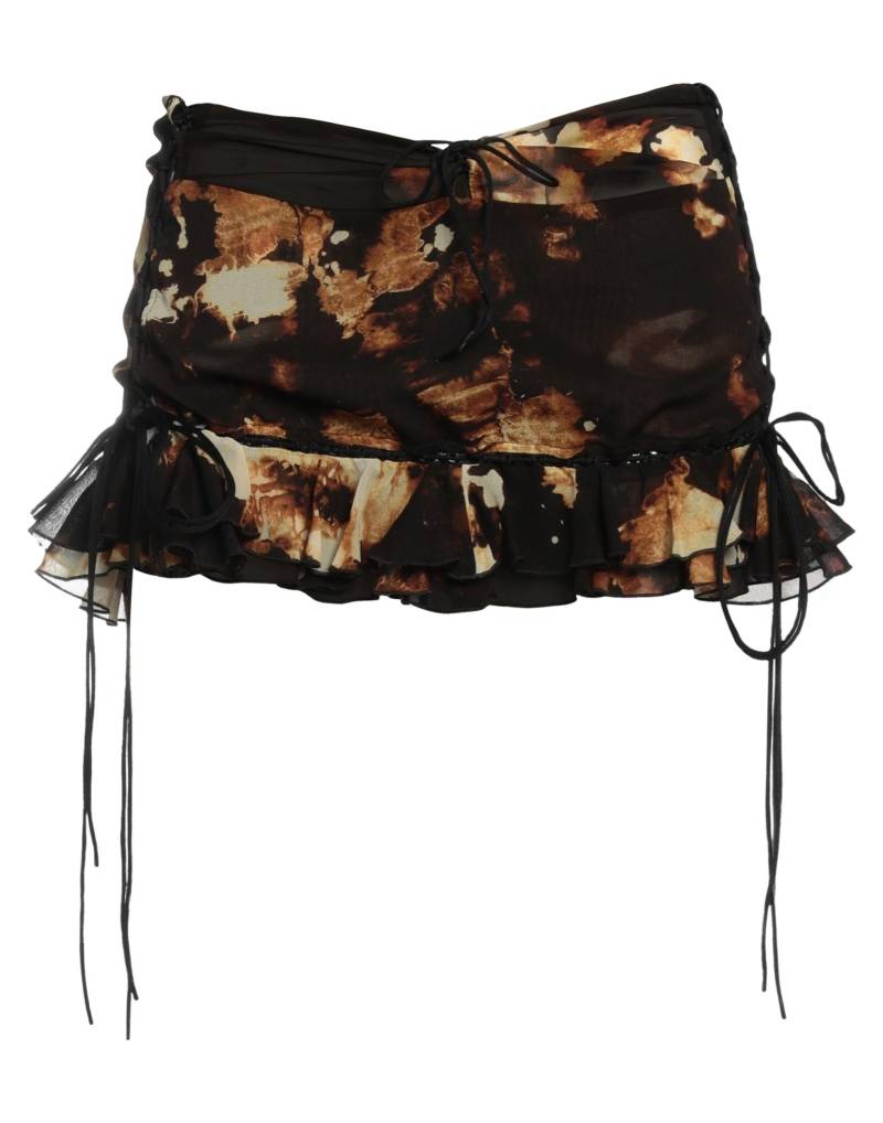 KNWLS Minirock Damen Dunkelbraun von KNWLS