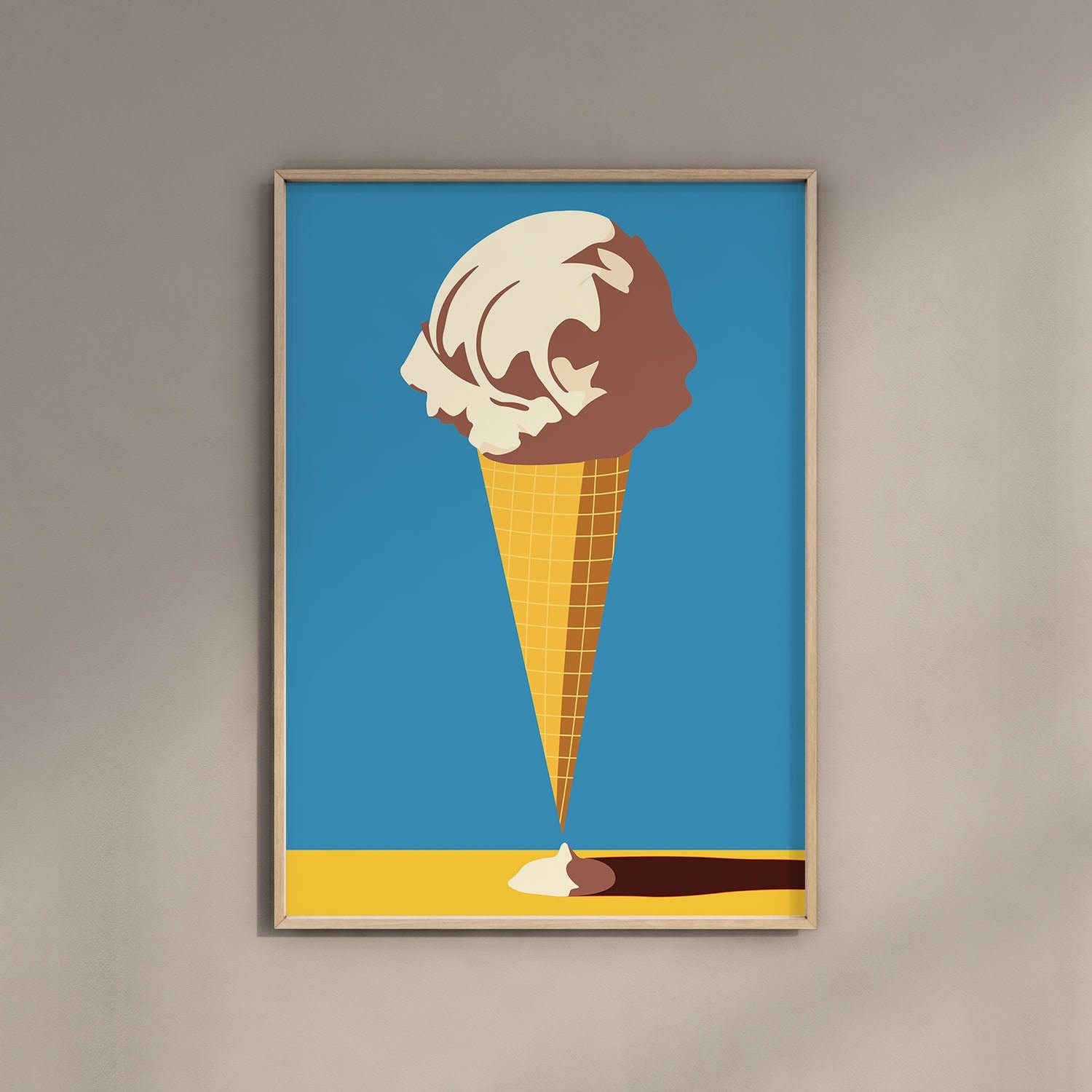 Grafikdesign-Poster - Ice Cream Cone von KNYStudios