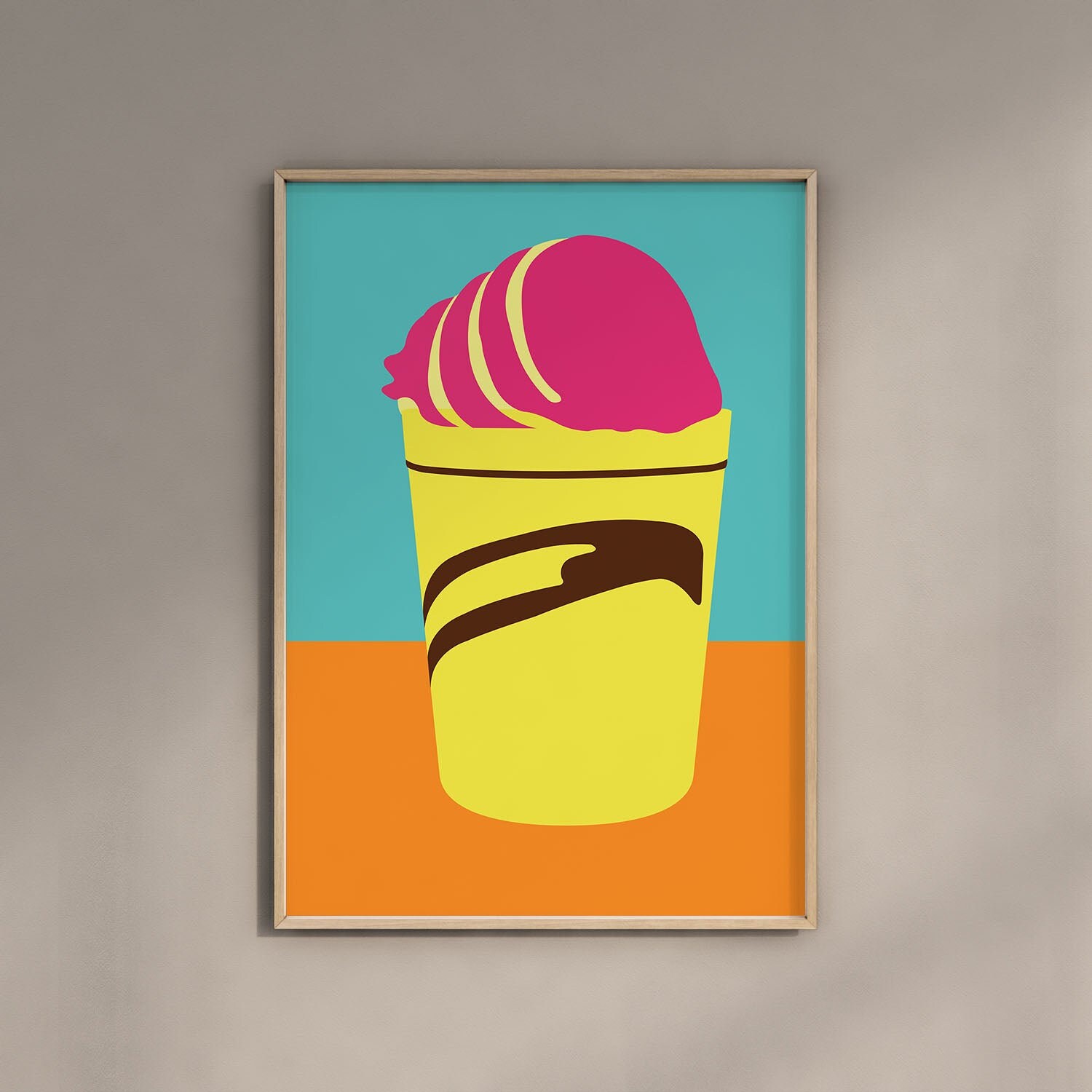 Grafikdesign-Poster - Ice Cream von KNYStudios