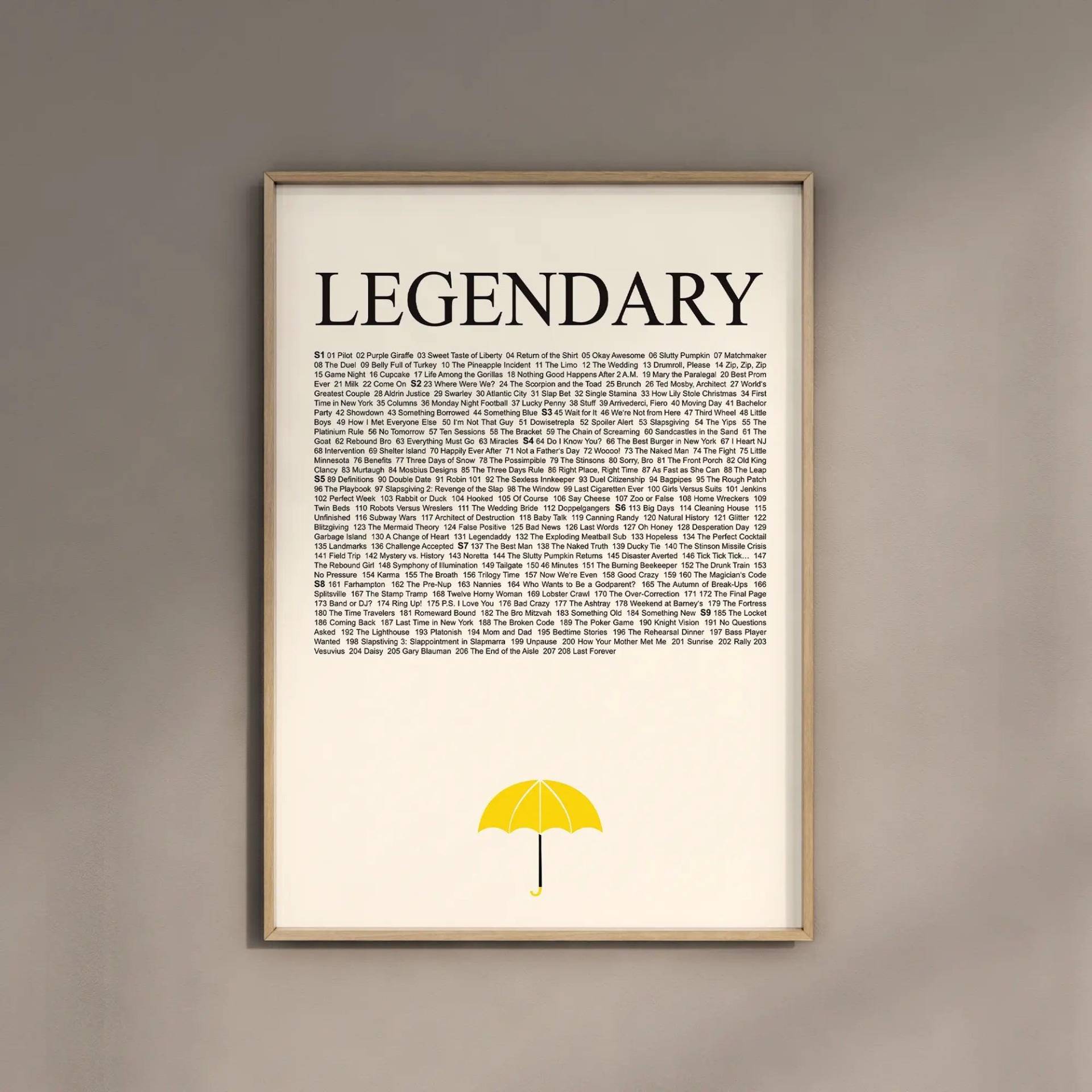 How I Met Your Mother - Serien Poster How I Met Your Mother - Serien Poster von KNYStudios