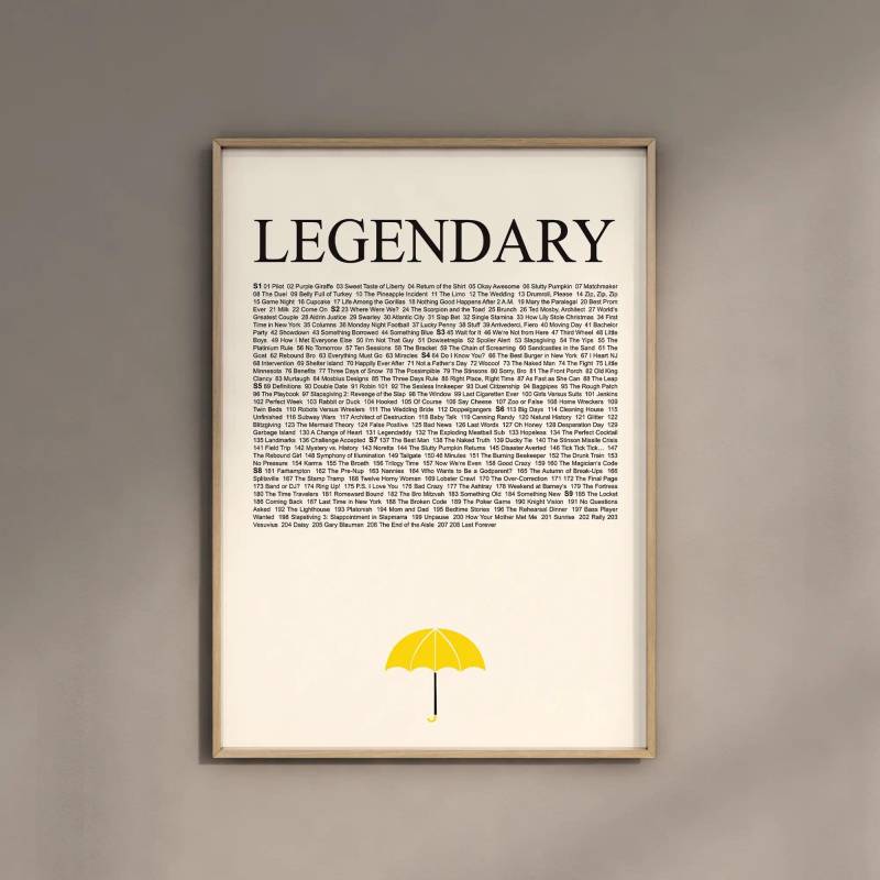 How I Met Your Mother - Serien Poster How I Met Your Mother - Serien Poster von KNYStudios
