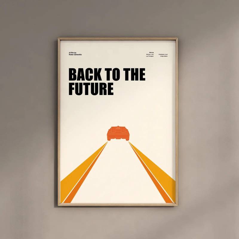 Zurück in Die Zukunft - Filmposter Zurück in Die Zukunft - Filmposter von KNYStudios