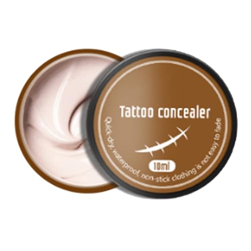 KOAHDE Tattoo Foundation Wasserfest,Narben Concealer,Tattoo Abdeckung Creme,Wasserdichter Make Up Haut Narben Concealer,Körper Make up Wasserfest,Langanhaltend CC Cream von KOAHDE