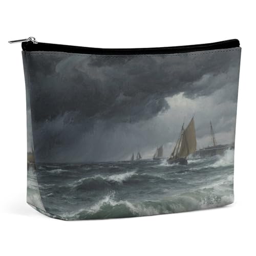 Wasserdichte Reise-Make-up-Tasche, Organizer, PU-Leder, Kosmetiktasche, kleine Kulturbeutel, niedlich, tragbare Reißverschlusstasche für Damen und Herren, Reisezubehör Wasserdichte Reise-Make-up-Tasche, Organizer, PU-Leder, Kosmetiktasche, kleine Kulturbeutel, niedlich, tragbare Reißverschlusstasche für Damen und Herren, Reisezubehör von KOAYUBFC