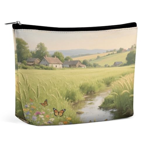 Wasserdichte Reise-Make-up-Tasche, Organizer, PU-Leder, ruhige Kosmetiktasche, kleine Kulturbeutel, niedlich, tragbare Reißverschlusstasche für Damen und Herren, Reisezubehör Wasserdichte Reise-Make-up-Tasche, Organizer, PU-Leder, ruhige Kosmetiktasche, kleine Kulturbeutel, niedlich, tragbare Reißverschlusstasche für Damen und Herren, Reisezubehör von KOAYUBFC