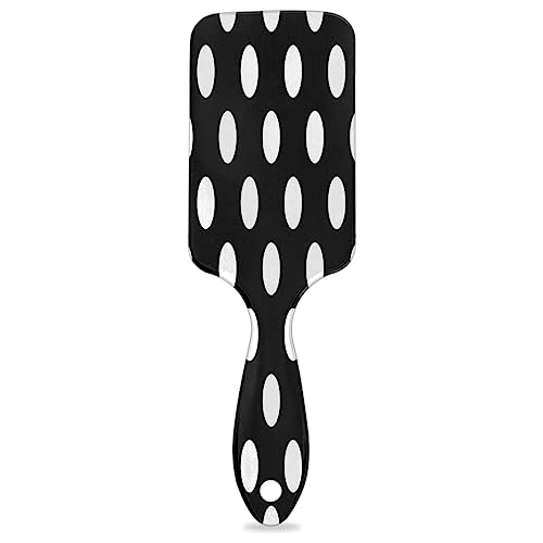 Polka Dot Paddle Haarbürste für Frauen Haarbürste Weiche Luftkissenbürste für lockiges dickes dünnes langes Haar Pflege von KOBLEN