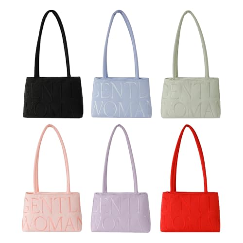 Gestickte Umhängetasche Große geräumige Eimer -Hobo -Tasche for Frauenarbeit (schwarz) von KOBONA