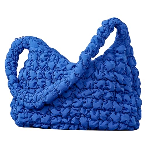 KOBONA Damen gesteppte Umhängetasche Leichter Reißverschluss Achselbeutel Große Kapazität Vielseitige stilvolle Geldbörse von KOBONA