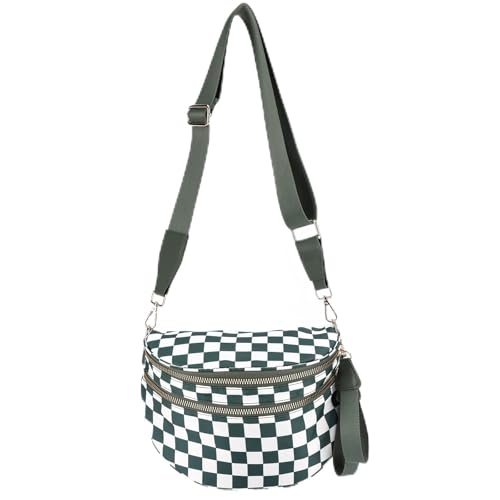 KOBONA Frauen Mode Crossbody Tasche große Kapazität Einfache Umhängetasche Verstellbares Riemen Freizeitbeutel Frauen täglich Tasche von KOBONA