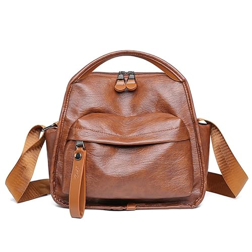 KOBONA PU -Tasche Handtasche Verstellbares -Crossbody -Tasche for Frauen täglich (hellbraun) von KOBONA