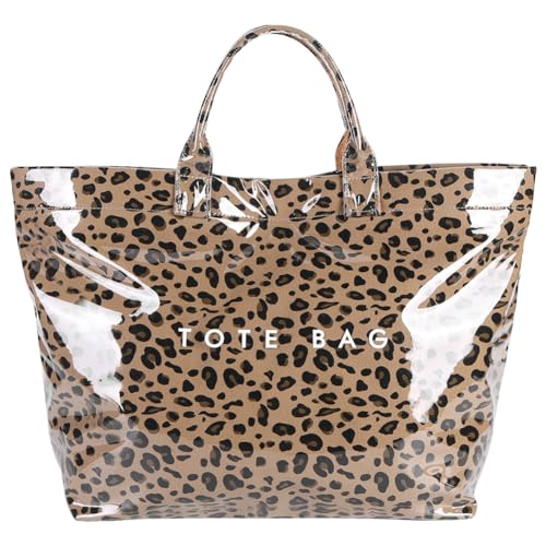 KOBONA PVC Vintage Umhängetasche große Kapazität Casual ABERAMM BACK WASGERFORTISCHE Handbag Einkaufstasche von KOBONA