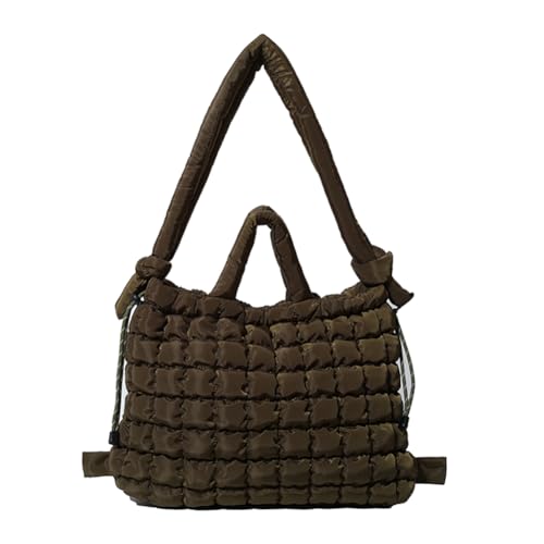 KOBONA Puffer-Einkaufstasche for Damen, verstellbare Riemenpolsterung, Umhängetasche mit mehreren Taschen, Umhängetasche, Umhängetasche for Geschäftsreisen von KOBONA