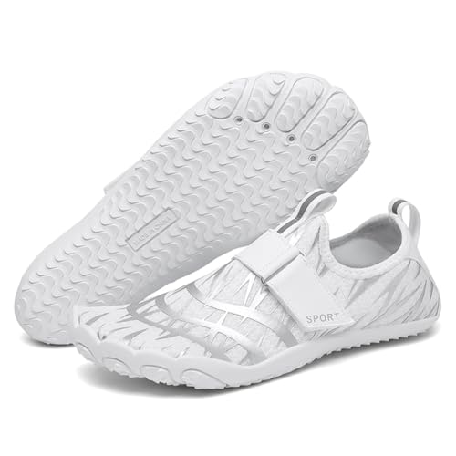 KOBONA Wasserschuhe, leichte, schnell trocknende Aqua-Wasserschuhe, Aqua-Sport-Outdoor-Schuhe, rutschfeste, weiche Strandschuhe zum Wandern, Spazierengehen, Bootfahren, Angeln, Tauchen, Surf von KOBONA