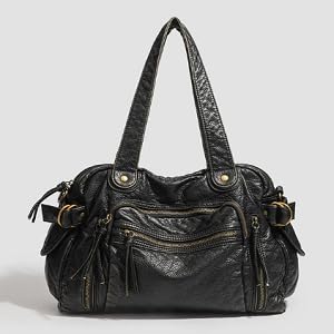 Rivets Umhängetasche for Damen Vintage City Bag Slouchy Handtasche Hobo Tasche Umhängetaschen mit Mehreren Fächern Y2K City Bag mit verstellbarem Schultergurt for Arbeit und Pendeln von KOBONA