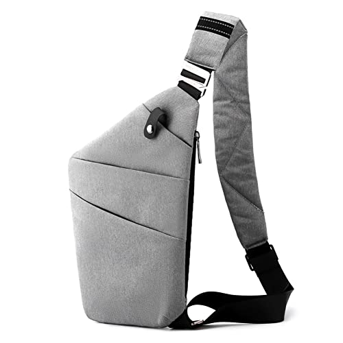 Schlanke Umhängetasche Anti-Dieb Männer Umhängetasche Sicherheit Verstellbarer Riemen Multifunktionale Tragbar for Outdoor-Fitness von KOBONA