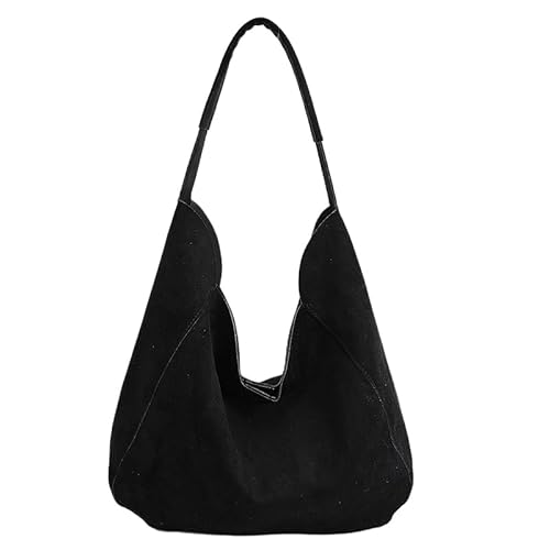 Tote Bag Wildleder Hobo Tasche for Damen Shopper Handtasche Lässige Wildleder Schultertasche Suede Taschen Shoulder Bag Uni Tasche Tragetasche Umhängetasche for Reisen von KOBONA