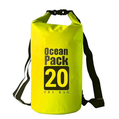 KOCAN Trockensack-Rucksack, wasserdichte Umhängetasche, Schwimmtasche, Camping-Tasche, Stream-Tracing-Tasche, Drifting-Fass-Schwimmtasche, PVC, hochwasserdicht, Hochfrequenznaht, Outdoor-Sporttasche f von KOCAN