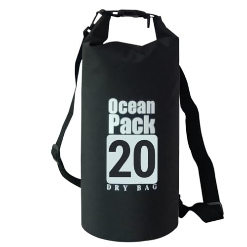 KOCAN Trockensack-Rucksack, wasserdichte Umhängetasche, Schwimmtasche, Camping-Tasche, Stream-Tracing-Tasche, Drifting-Fass-Schwimmtasche, PVC, hochwasserdicht, Hochfrequenznaht, Outdoor-Sporttasche f von KOCAN