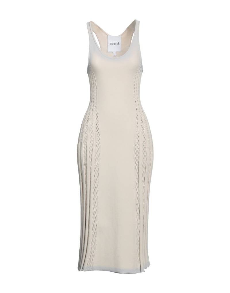 KOCHÉ Midi-kleid Damen Beige von KOCHÉ