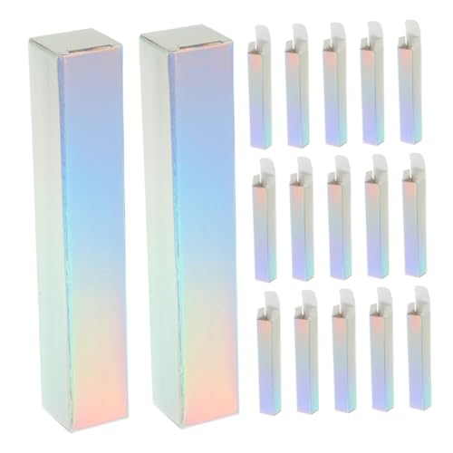 KOCKSHION 20stücke Kraftpapier Lippenbalsam Verpackungsbox Lippenstift Etui Kosmetikbehälter Multifunktionale Lippenpflege Verpackung Für Lippenstifte Und Lipgloss von KOCKSHION