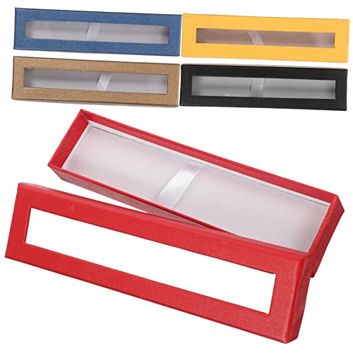 KOCKSHION 5 Stück Teiliges für Schreibgeräte Transparente Stiftehalterung für Füllfederhalter Leere Stiftbox Robustem für und Reisen Farbe Farbe von KOCKSHION