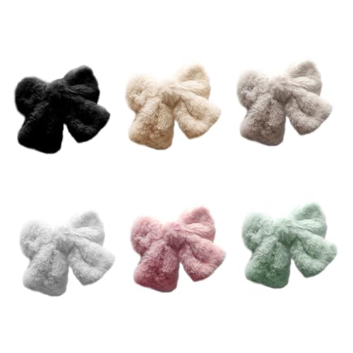 KOCKSHION 6 Stück Teiliges Plüsch Bow Haarclip für Damen Haarschmuck mit Großem Schleifen Design für Verschiedene Anlässe und Outfits Perfektes für Freundinnen und Schwestern KOCKSHION 6 Stück Teiliges Plüsch Bow Haarclip für Damen Haarschmuck mit Großem Schleifen Design für Verschiedene Anlässe und Outfits Perfektes für Freundinnen und Schwestern von KOCKSHION