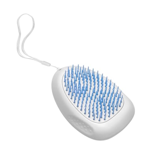 KOCKSHION Abs Haustier Kamm Hund und Katzenbürste mit Knopf zur Einfachen Haarentfernung Rutschfestem Griff und Tragbarem Anhänger Effektives Entfilzen und Reinigungstool für Saubere von KOCKSHION