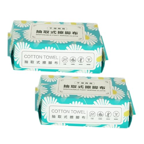 KOCKSHION Einweg Fußbadetücher Hochabsorbierende Weiche und Strapazierfähige Handtücher für Fußpflege und Körperreinigung für Spa und Persönliche Pflege und Trocken Verwendbar von KOCKSHION