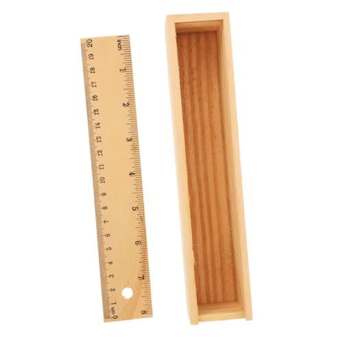 KOCKSHION Holz Federmäppchen Design Große Kapazität Nachhaltige Stiftebox für Schule Schreibwaren Organizer Geschenkidee von KOCKSHION