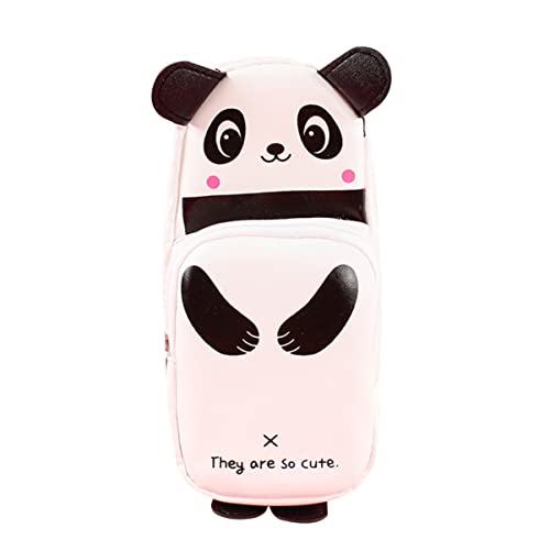 KOCKSHION Niedliches Federmäppchen für Schüler Tiermotiv PU Leder Stiftetasche zum Organisieren von Schreibwaren Geschenkidee für Mädchen von KOCKSHION