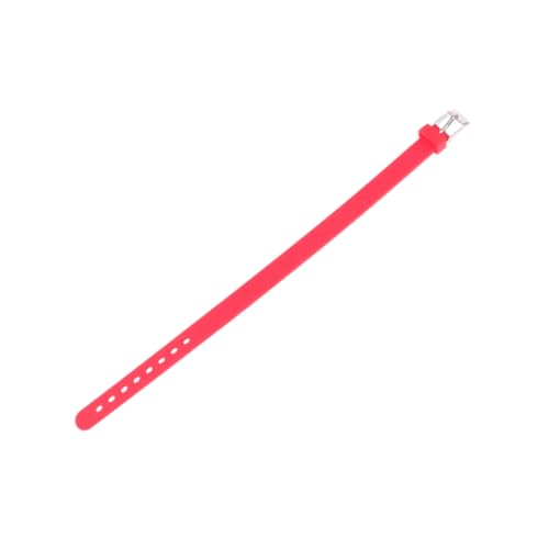 KOCKSHION Silikon Armband Rot Flexibles Langlebiges Gummiarmband mit Design Verstellbar für Jungen und Mädchen als Partygeschenk und Spielzubehör von KOCKSHION