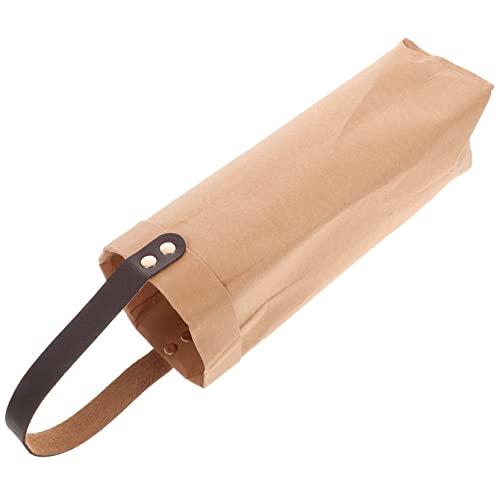 KOCKSHION Weintasche Wiederverwendbar Für Rotweingeschenke Waschbare Geschenktasche Für Weinflaschen Tragetasche Aus Kraftpapier Mit Textil-Eigenschaften von KOCKSHION