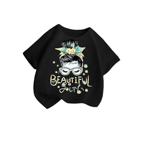 KODMNSW T-Shirt Mädchen T Shirt Tshirt Sommer Tops Kurzarm Crop Top Niedliches Oberteile Casual Kurzärmelige Coole Klamotten für Teenager 2-14 Jahre Alt Schwarz 12-14 Jahre KODMNSW T-Shirt Mädchen T Shirt Tshirt Sommer Tops Kurzarm Crop Top Niedliches Oberteile Casual Kurzärmelige Coole Klamotten für Teenager 2-14 Jahre Alt Schwarz 12-14 Jahre von KODMNSW