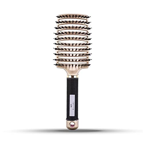 Haarbürste/Entwirrungsbürste aus Wildschweinborsten und Nylonborsten, KÖ beauté Nature Brush/Naturbürste Detangler Brush, Haare ohne Haarbruch entwirren für Frauen und Männer (Gold) Haarbürste/Entwirrungsbürste aus Wildschweinborsten und Nylonborsten, KÖ beauté Nature Brush/Naturbürste Detangler Brush, Haare ohne Haarbruch entwirren für Frauen und Männer (Gold) von KÖ beauté