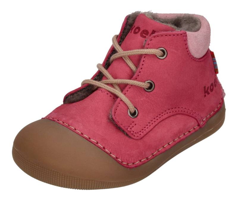 KOEL AVA BIO NUBUK LAMBSWOOL Barfußschuh Fuchsia von KOEL