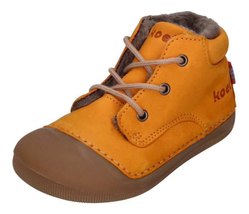 KOEL AVA BIO NUBUK LAMBSWOOL Barfußschuh Saffron von KOEL