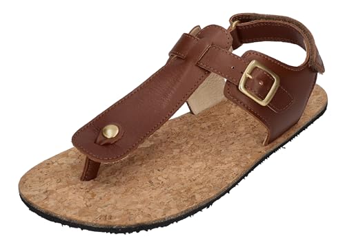 KOEL Barefoot - Damenschuhe Sandalen - ARIANA - cognac, Größe:40 EU von KOEL