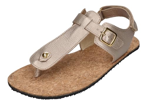 KOEL Barefoot - Damenschuhe Sandalen - Ariana METALLIC - Champagne, Größe:40 EU von KOEL