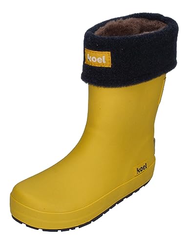 KOEL Barefoot Gummistiefel - WELLIE BARE + SOCK - yelllow, Größe:27 EU von Koel