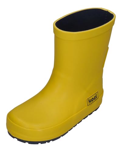 KOEL Barefoot Gummistiefel WELLIE BARE SOLID V2 yellow, Größe:26 EU von KOEL