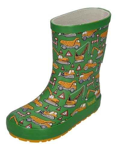 KOEL Barefoot - Gummistiefel Wellie Bare Multi Tractor Green, Größe:24 EU von KOEL