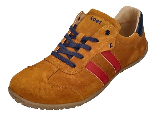 KOEL Barefoot Herrenschuhe - Sneakers ILO Suede ocra, Größe:43 EU von Koel