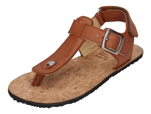 KOEL Barefoot - Kinder Sandalen - ABRIANA NAPA cognac, Größe:24 EU von KOEL