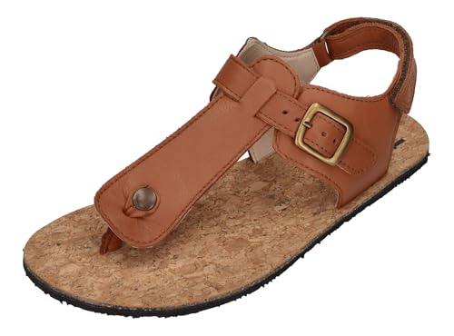 KOEL Barefoot - Kinder Sandalen - ABRIANA NAPA cognac, Größe:27 EU von KOEL