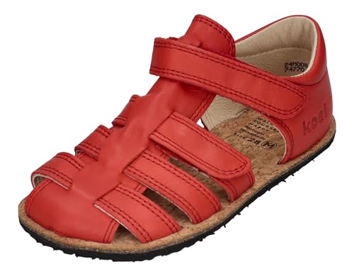 KOEL Barefoot Kinder Sandalen ARIN NAPPA - red, Größe:21 EU von KOEL