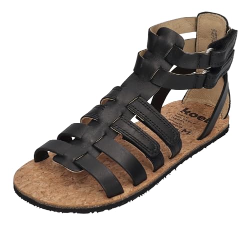 KOEL Barefoot - Kinder Sandalen - AURA LEATHER - black, Größe:30 EU von KOEL