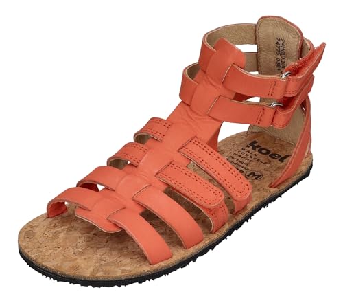 KOEL Barefoot - Kinder Sandalen - AURA LEATHER - coral, Größe:25 EU von KOEL