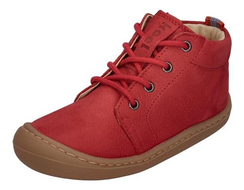 KOEL Barefoot Kinderschuhe - Booties BEN M LEATHER - red, Größe:23 EU von KOEL