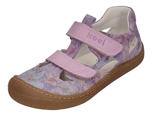 KOEL Barefoot Kinderschuhe - Deen Fantasy - lavandel Flowers, Größe:22 EU von KOEL